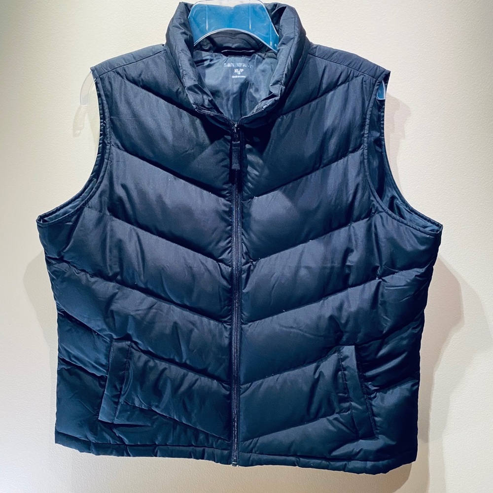 🌟HP🌟NWOT Down Winter Puffer Vest Black PXL